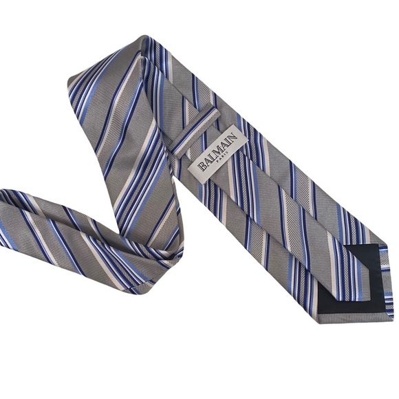 Authentic Balmain Silk Tie - Picture 2 of 6